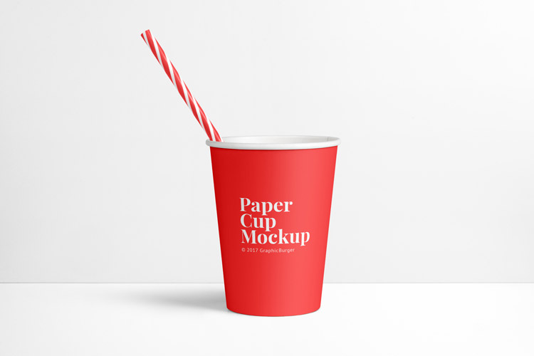 paper cup mockup free