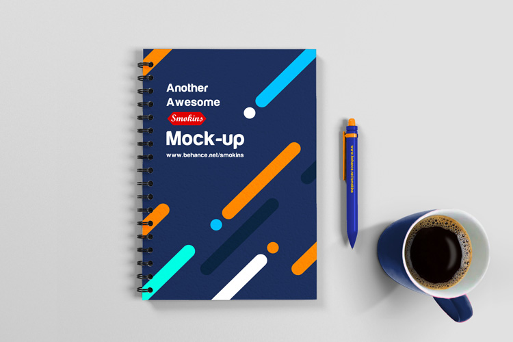 Download Free Spiral Notebook Mockup Find The Perfect Creative Mockups Freebies To Showcase Your Project To Life