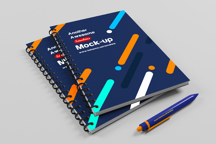 Download Free Spiral Notebook Mockup - Find the Perfect Creative Mockups Freebies to Showcase your ...