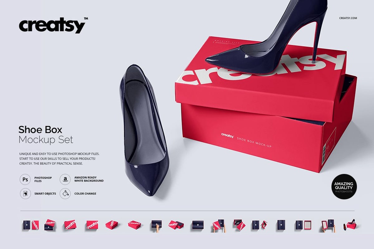 Download Shoe Box Mockup Set - Find the Perfect Creative Mockups ...