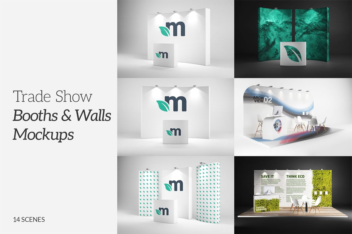 Download Trade Show Booths Walls Mockups Find The Perfect Creative Mockups Freebies To Showcase Your Project To Life