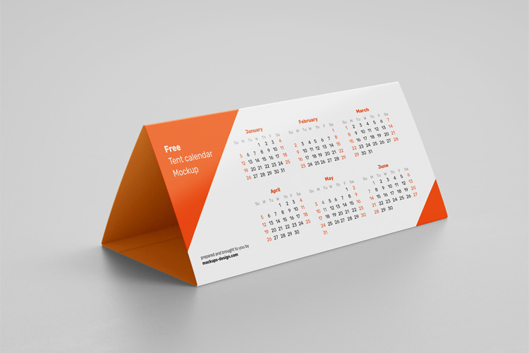 Download Free Dl Tent Calendar Mockup Find The Perfect Creative Mockups Freebies To Showcase Your Project To Life PSD Mockup Templates
