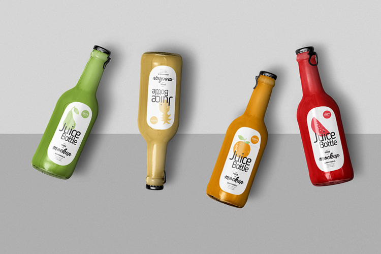 Free Bottle Mockup