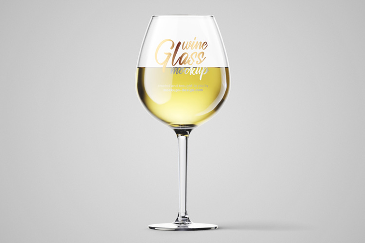 Download Free Wine Glass Mockup - Find the Perfect Creative Mockups ...