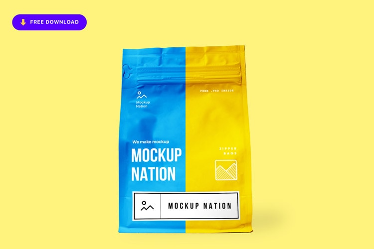 Download Free Zipper Bag Mockup PSD - Find the Perfect Creative ...