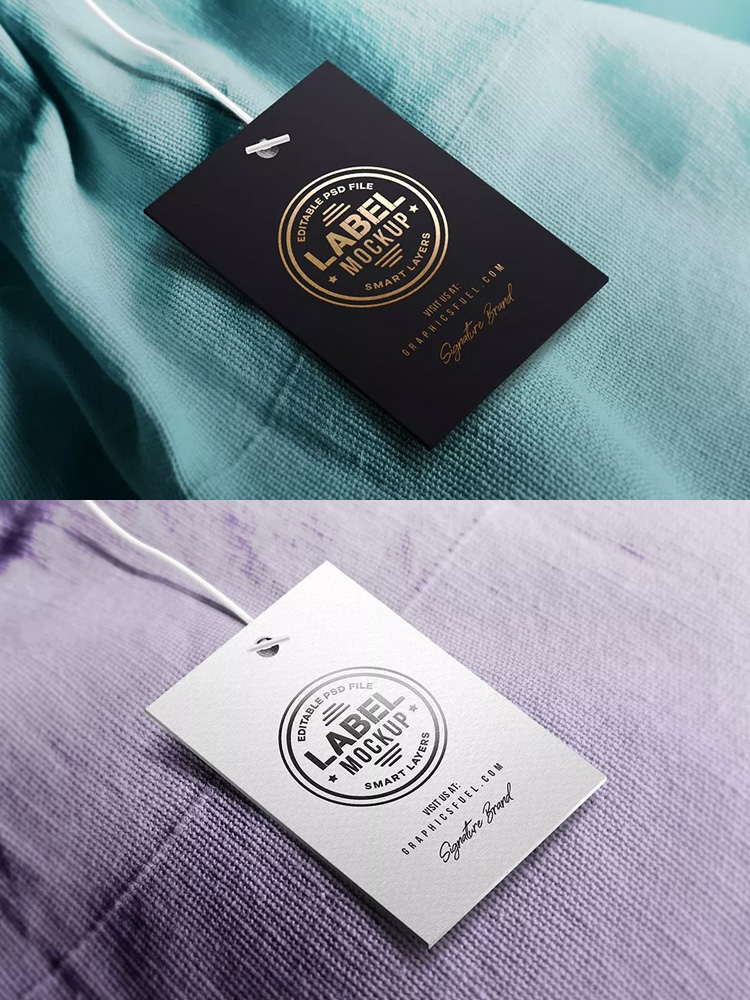 Free Clothing Tag Mockup - Find the Perfect Creative Mockups Freebies