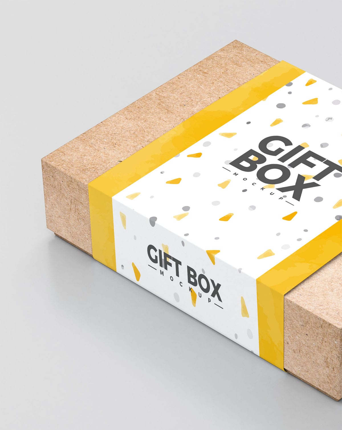 Download Free Craft Paper Gift Box Mockup - Find the Perfect ...