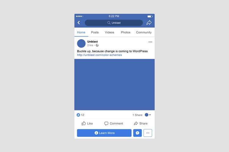 Free Facebook Mobile Post Mockup