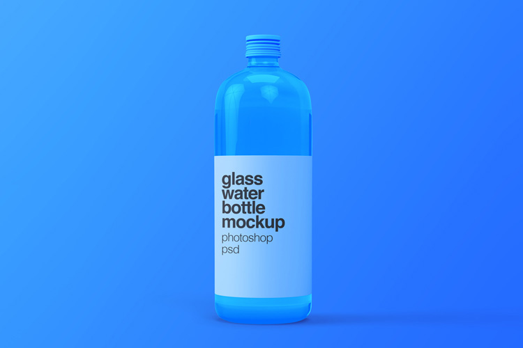 Download Free Glass Water Bottle Mockup Psd - Find the Perfect ...