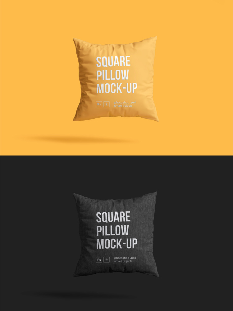 Download Free Square Pillow Mockup Psd - Find the Perfect Creative Mockups Freebies to Showcase your ...