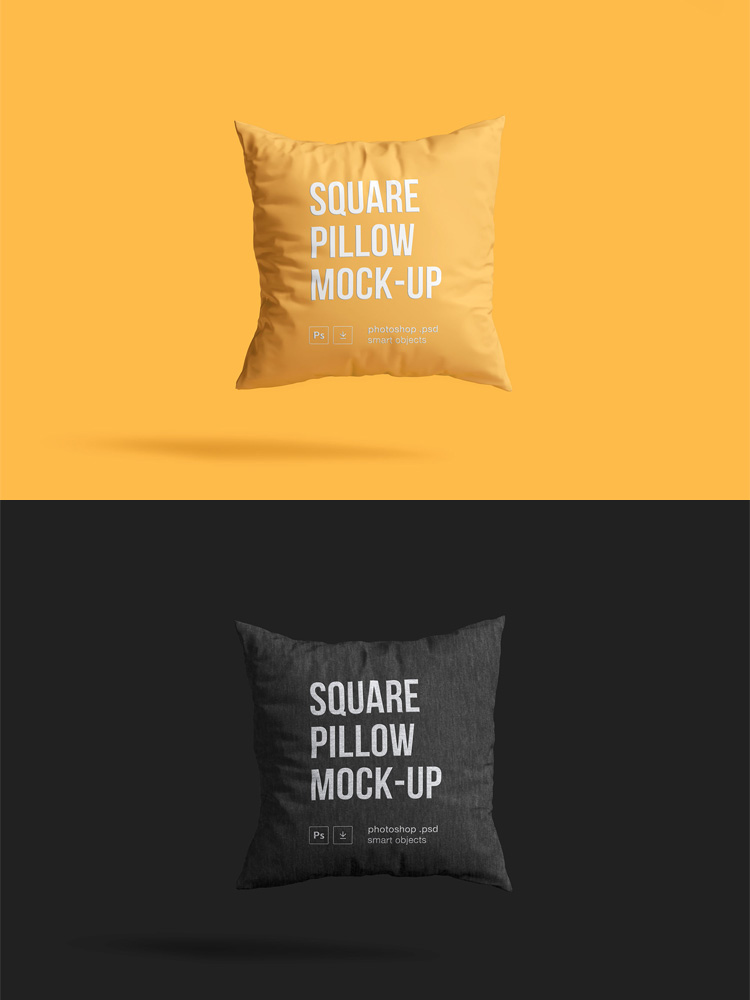 Download Free Square Pillow Mockup Psd Find The Perfect Creative Mockups Freebies To Showcase Your Project To Life