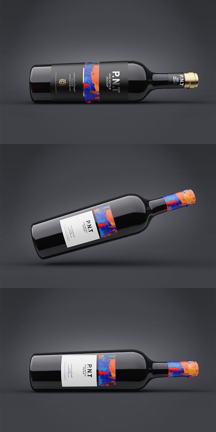 Download Free Wine Bottle Psd Mockup - Find the Perfect Creative ...