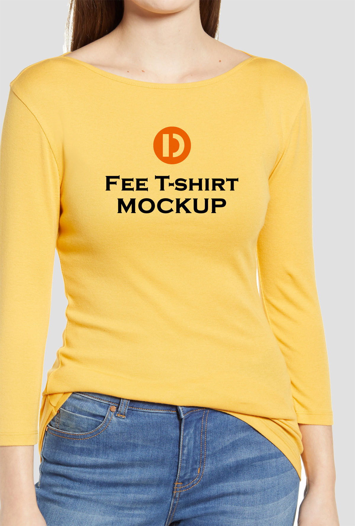 Free Woman T-Shirt Mockup - Find the Perfect Creative ...