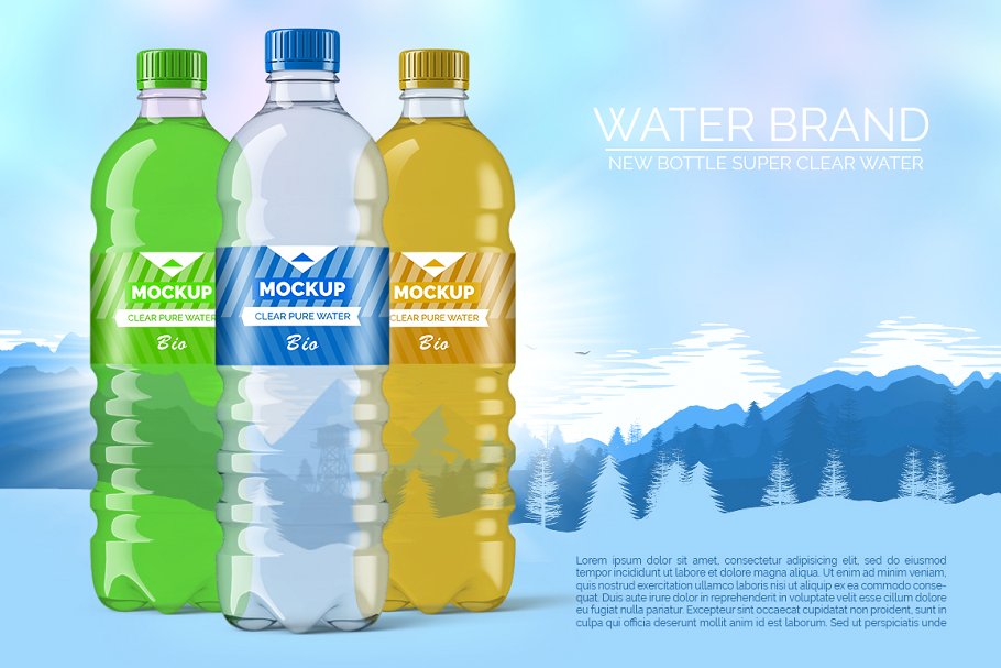 Download Plastic Water Bottle Mockup - Find the Perfect Creative ...