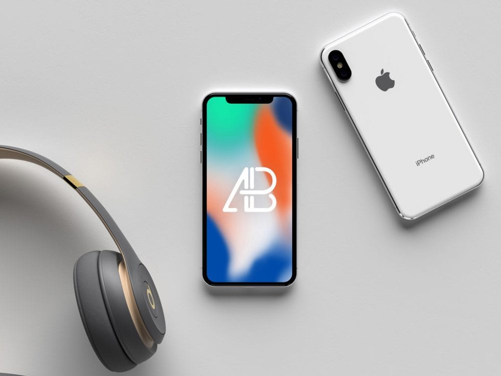 free high res iphone x 10 mockup psd