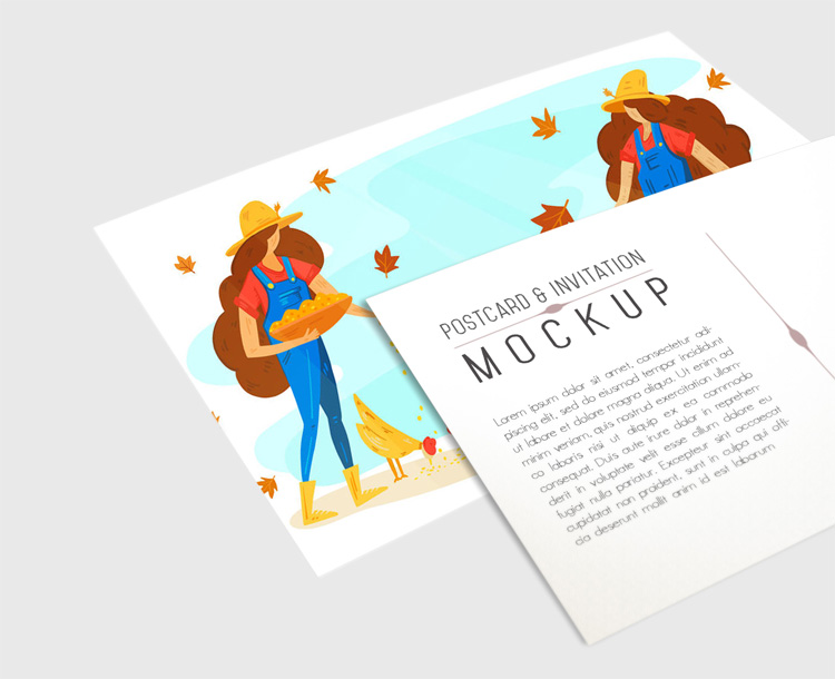 Download Free Postcard Mockup Psd - Find the Perfect Creative Mockups Freebies to Showcase your Project ...