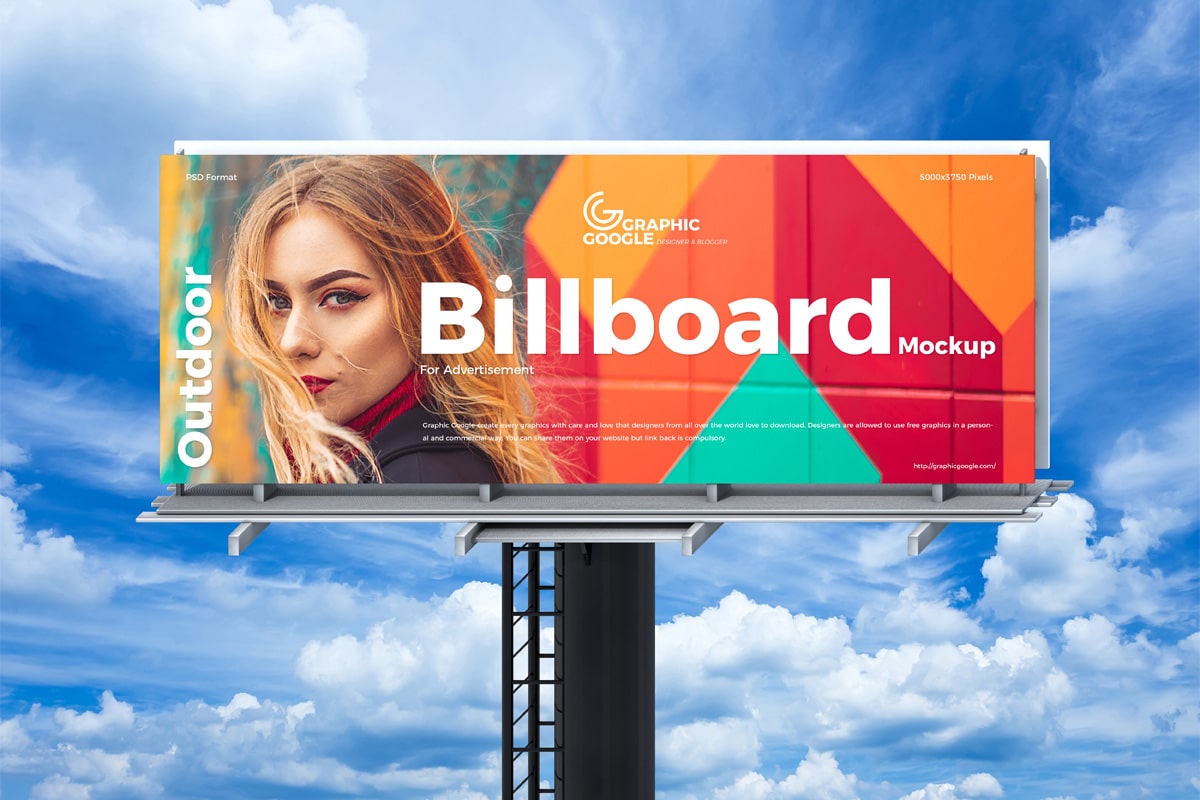 billboard mockup psd free
