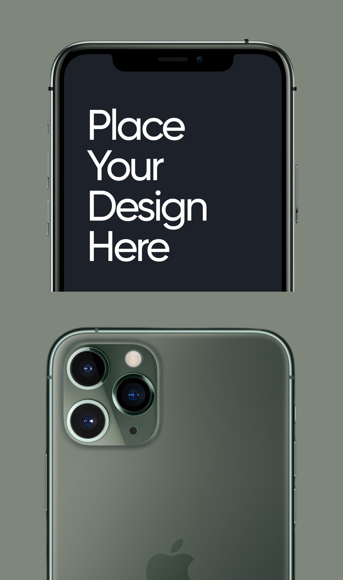Download Free Front & Back iPhone 11 Pro Mockup - Find the Perfect ...