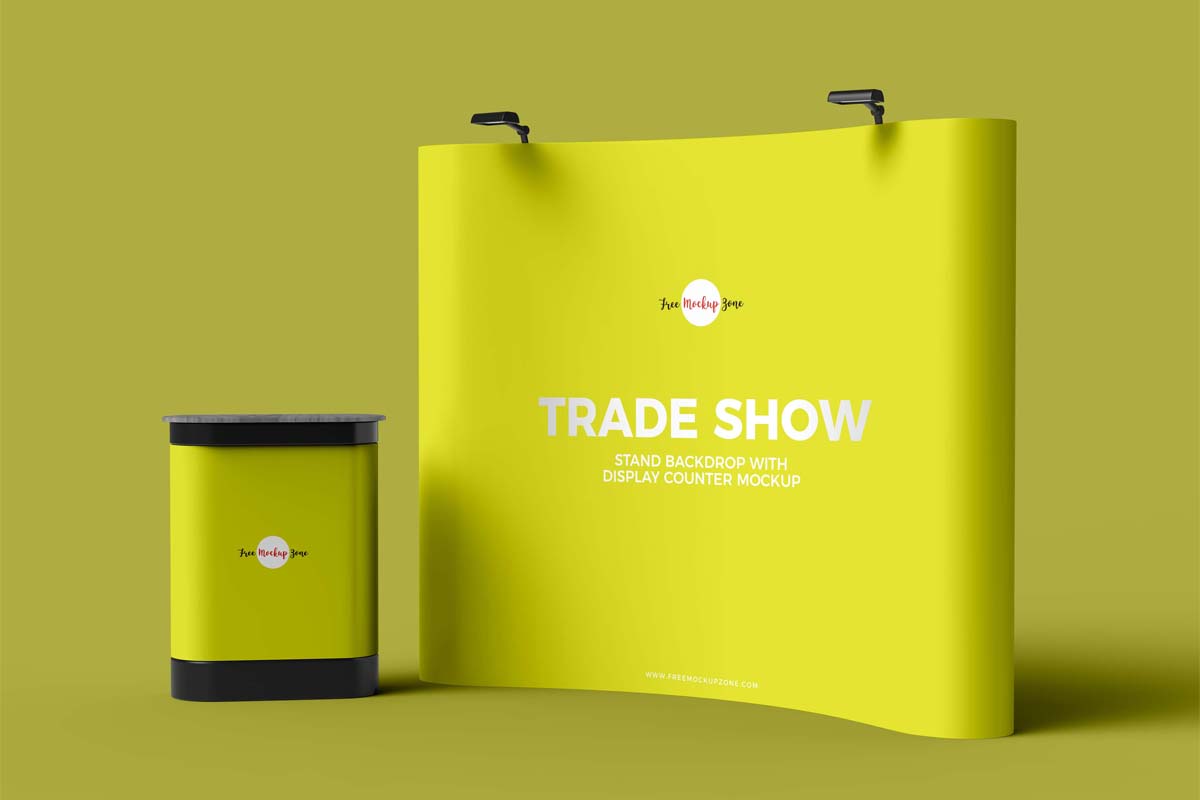 Download Free Trade Show Banner Mockup Psd Find The Perfect Creative Mockups Freebies To Showcase Your Project To Life