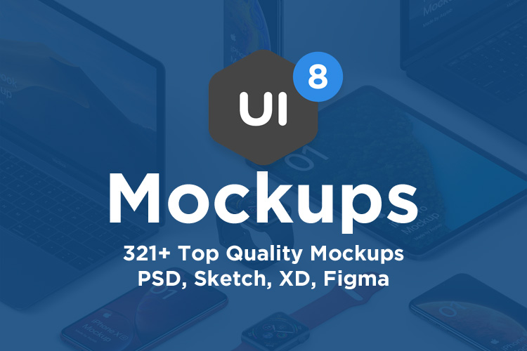 top quality UI8 mockups