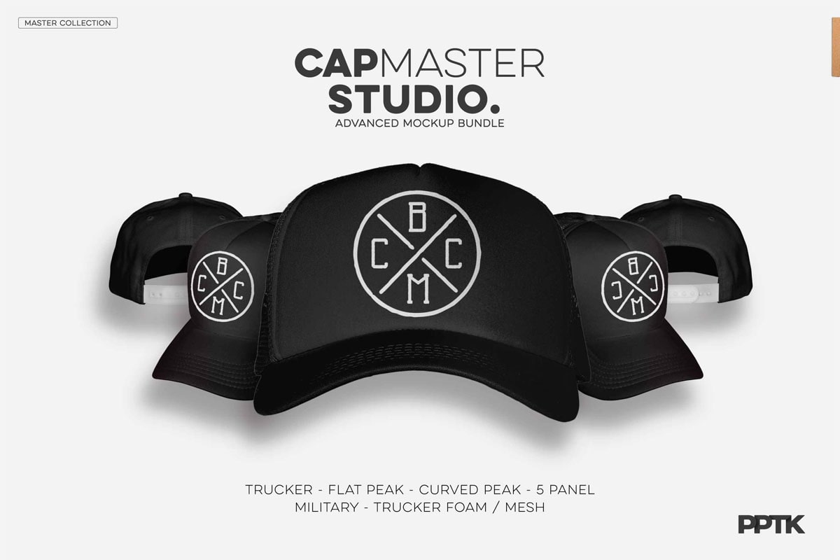 CAP MASTER STUDIO - Mockup Bundle - Find the Perfect Creative Mockups