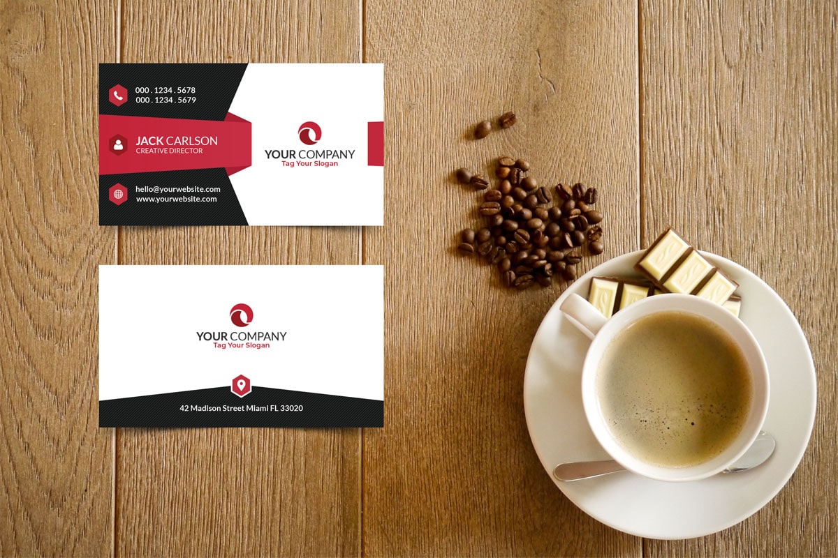 Download Free Business Card Mockup Design 2018 Mockups Freebies