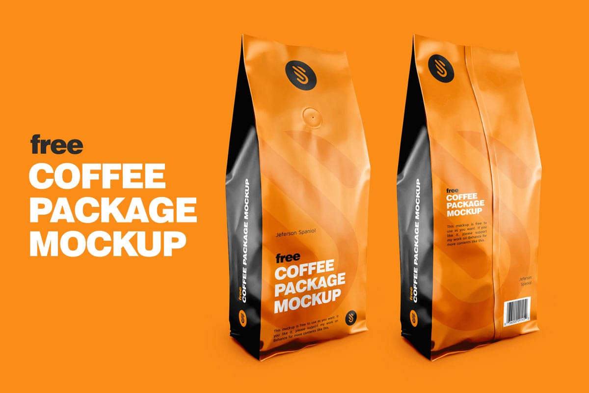 Free Coffee Pouch and Cup Mockup on Behance
