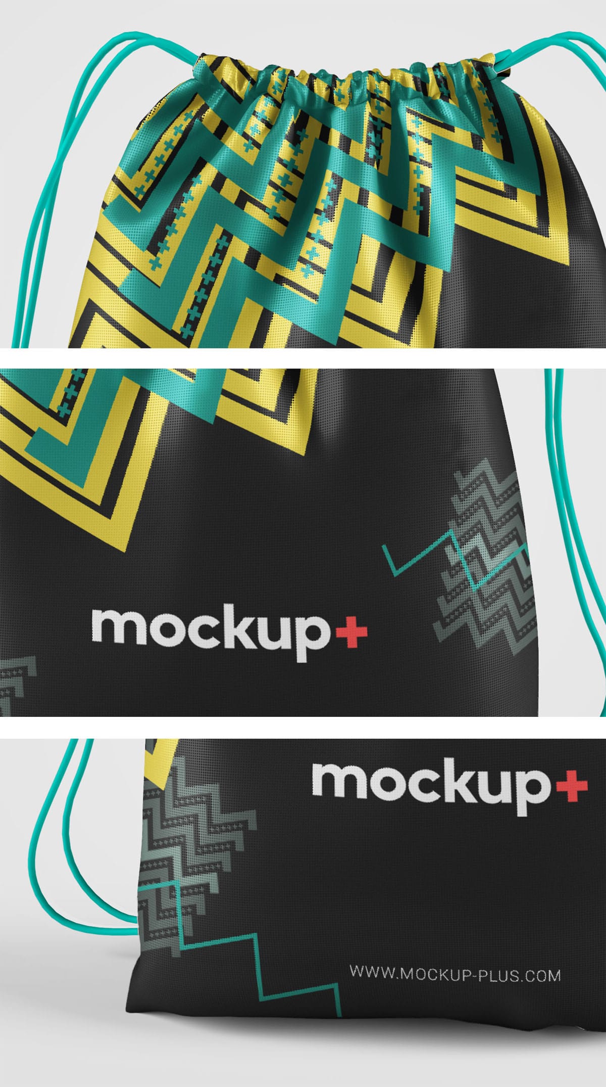 Drawstring Bag Mockup - Mockups For Free