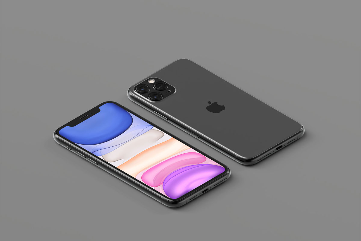 Download Free Isometric Iphone 11 Pro Max Mockup Find The Perfect Creative Mockups Freebies To Showcase Your Project To Life