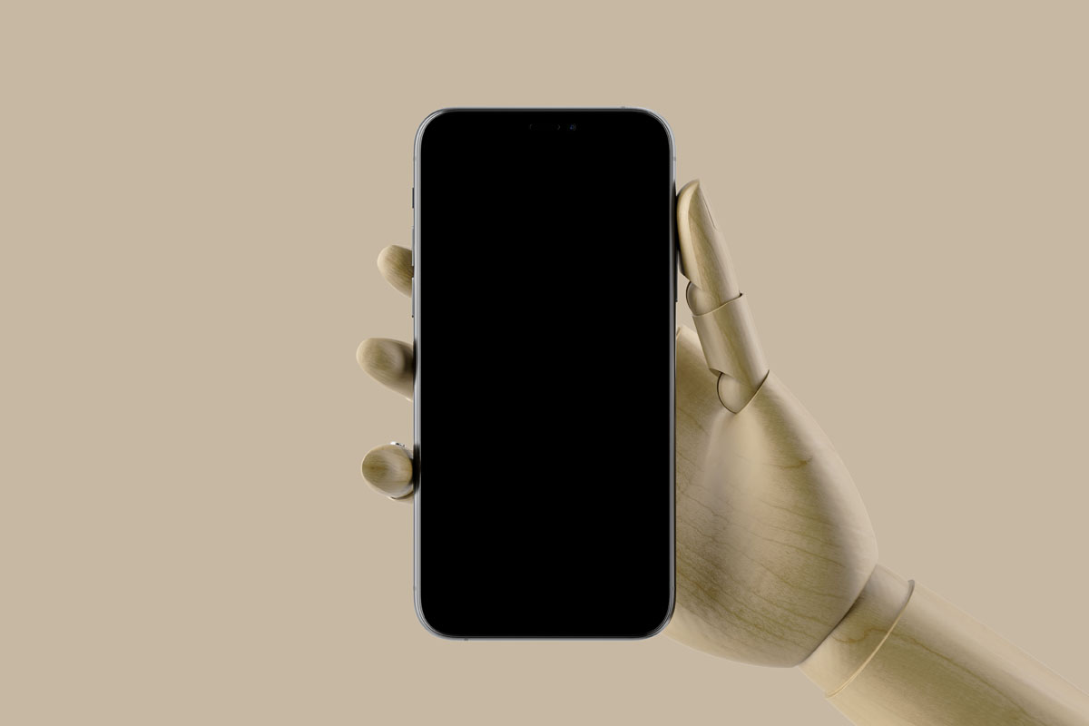 Download Free Wooden Hand Holding iPhone 11 Pro Max Mockup - Find ...