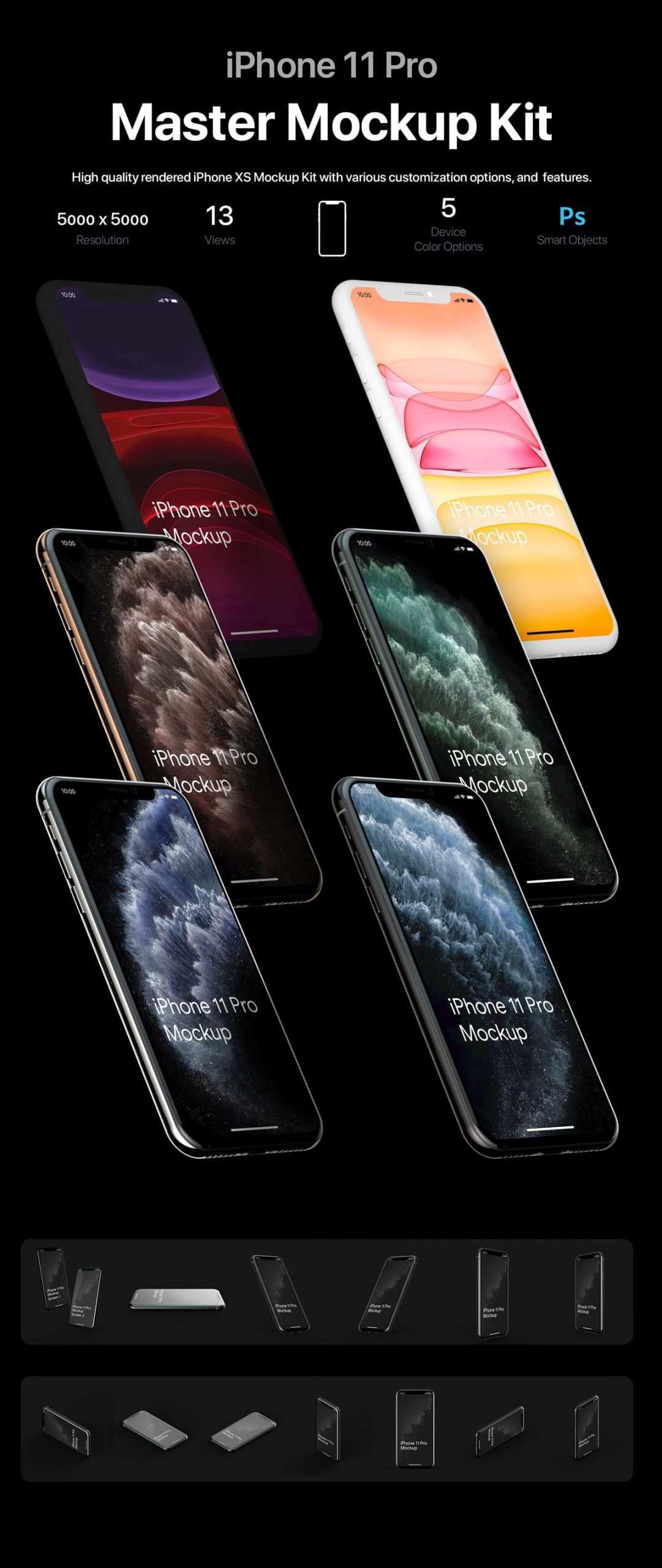 Download iPhone 11 Pro Master Mockup Kit - Find the Perfect ...