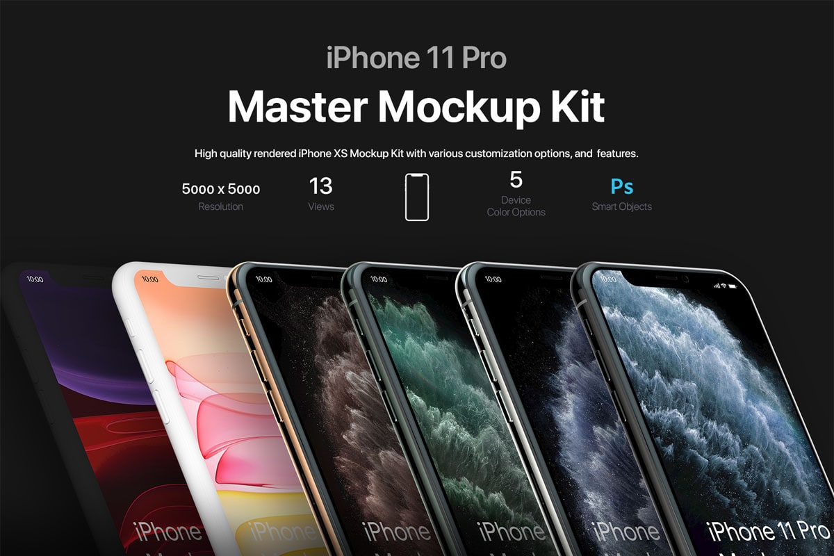 Iphone 11 Pro Master Mockup Kit Find The Perfect Creative Mockups