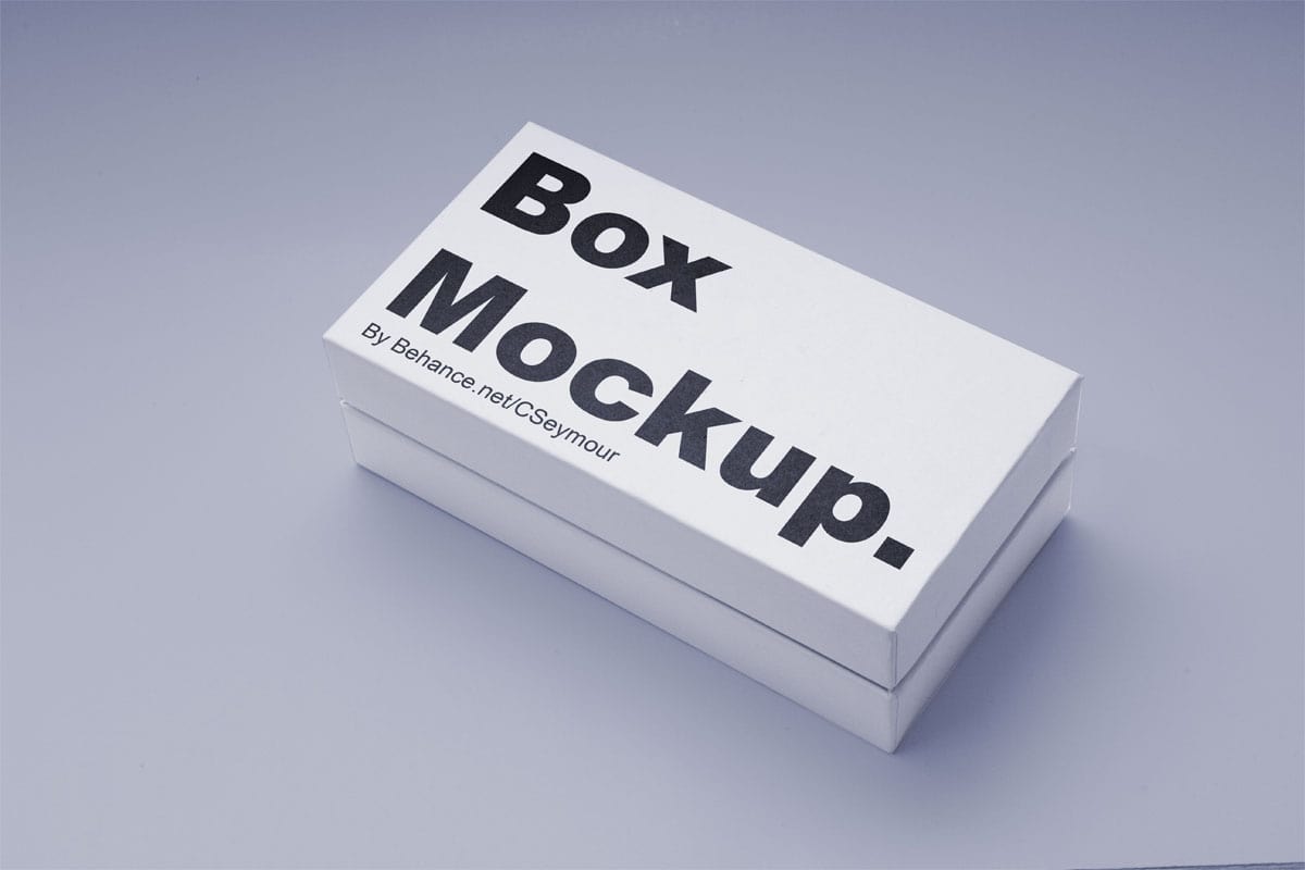 Free Box Mockup PSD
