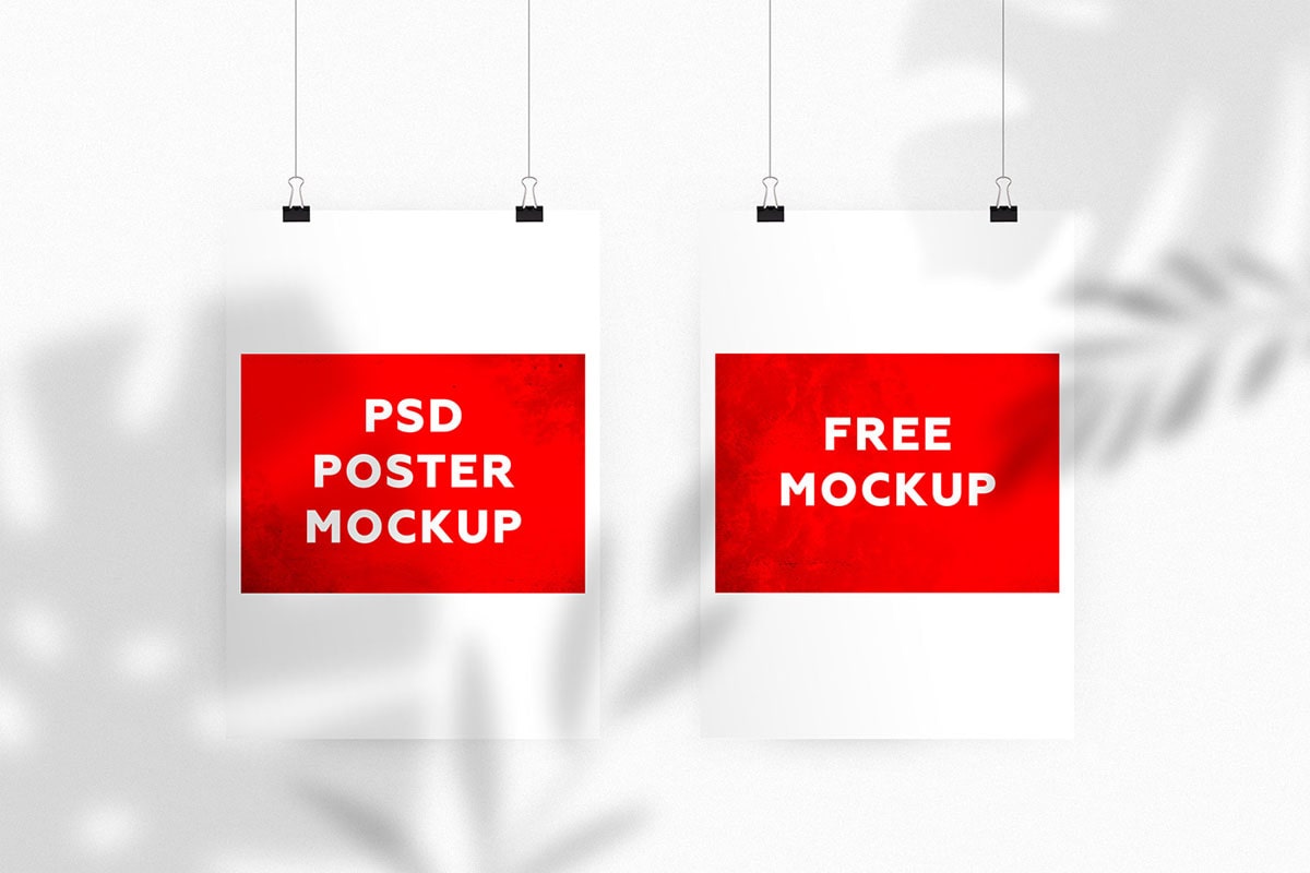 Download Free PSD Shadow Poster Mockup - Find the Perfect Creative ...