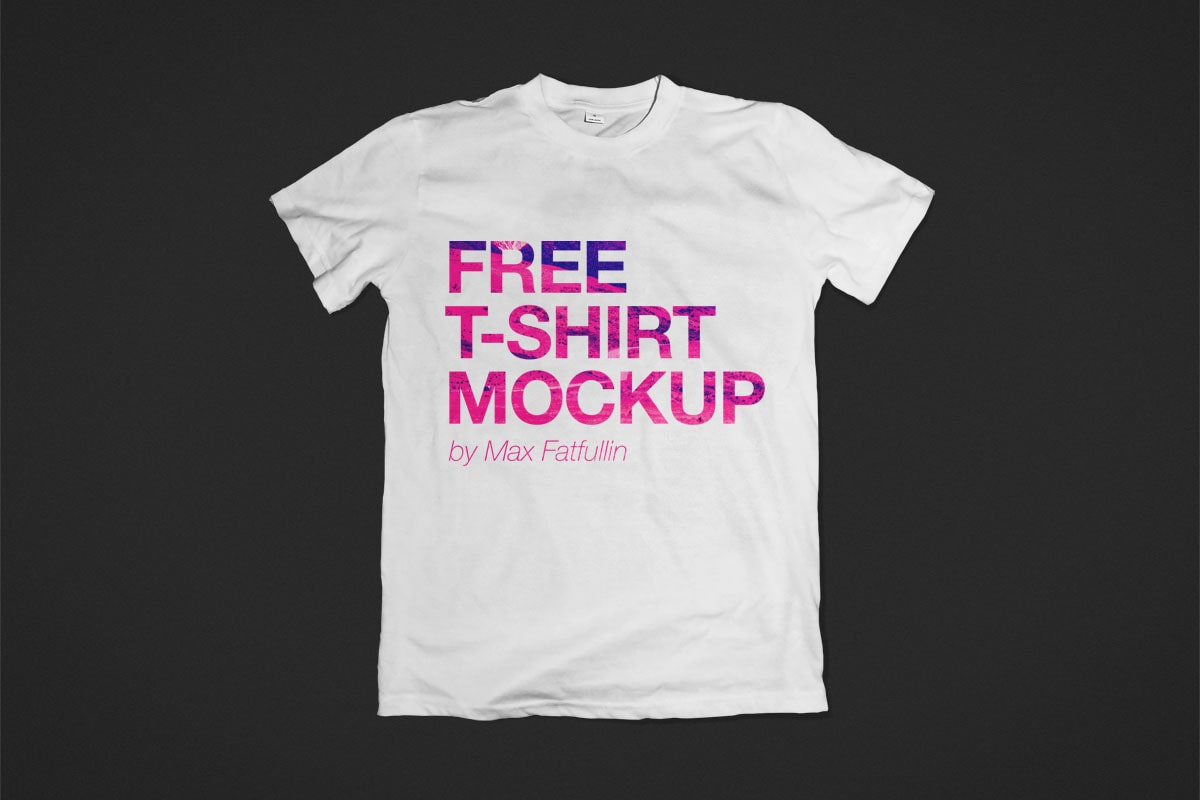 free t-shirt mockup psd