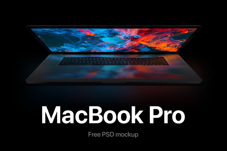 macbook pro psd mockup