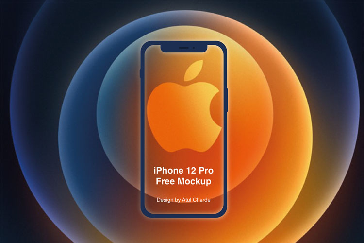 iPhone 12 Pro - Free PSD Mockup
