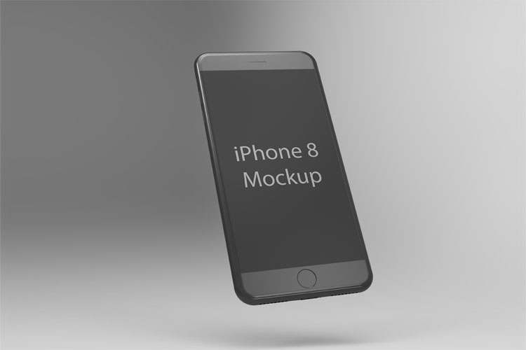 Free iPhone 8 PSD Mockup