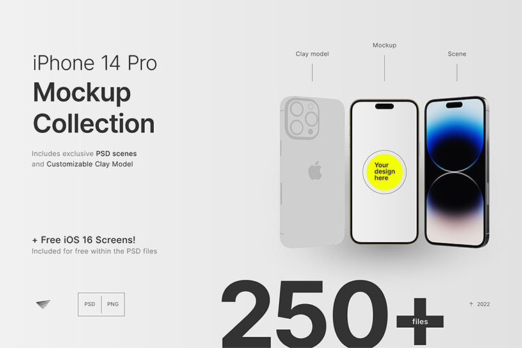 iPhone 14 Pro Mockups Collection